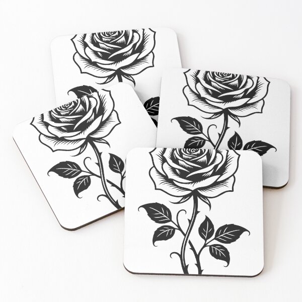 Item preview, Elegant Dark Black Rose - Gothic Botanical Art designed and sold by PixelCatalyst.