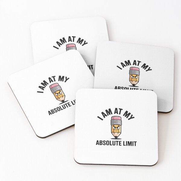 Item preview, Funny I Am At My Absolute Limit Pencil Sticker designed and sold by Mr-wow.
