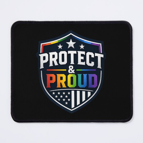 Item preview, Protect & Proud Police Gift – LGBTQ Law Enforcement Pride Month Support Design designed and sold by Im-Ara.