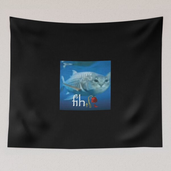 Item preview, Fih Meme Funny Cat Fish - Ai Fish Cat Meme Trend Fih designed and sold by Vonravenn.