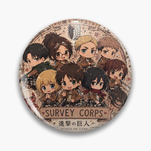 Item preview, Cute Survey Corps Chibi Squad designed and sold by InspireArtI.