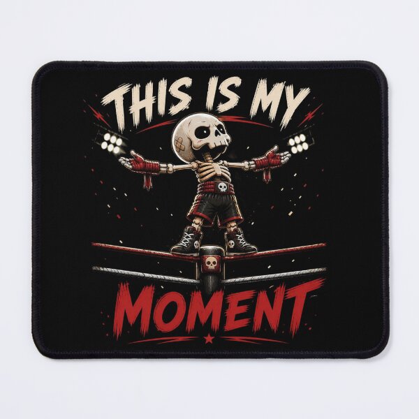 Item preview, “This Is My Moment – Cute Skull Graphic Tee, Dark Aesthetic Skeleton, Horror Motivational Streetwear Design” designed and sold by LOLKart.