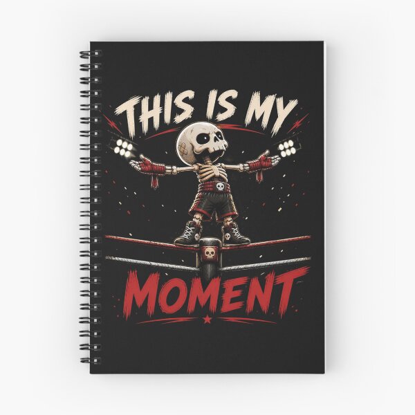 Item preview, “This Is My Moment – Cute Skull Graphic Tee, Dark Aesthetic Skeleton, Horror Motivational Streetwear Design” designed and sold by LOLKart.