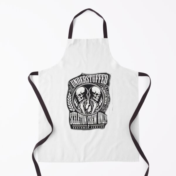 Item preview, Understuffed Skeleton Crew Only - Vintage Biker Badge Art designed and sold by 9xgraphics.