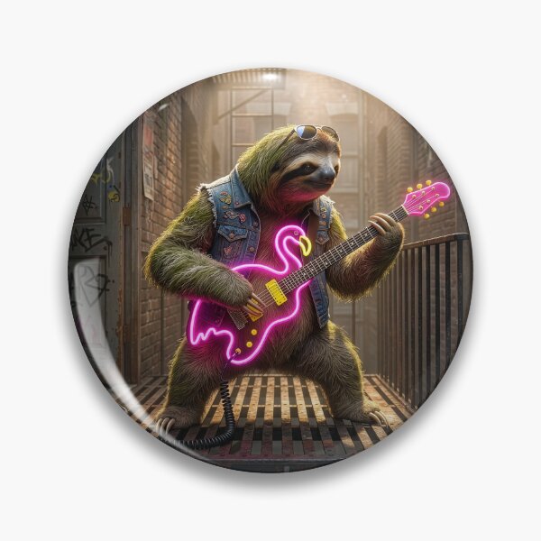 Item preview, Rock and Roll Sloth Serenades the Neighborhood designed and sold by Tridentulus.