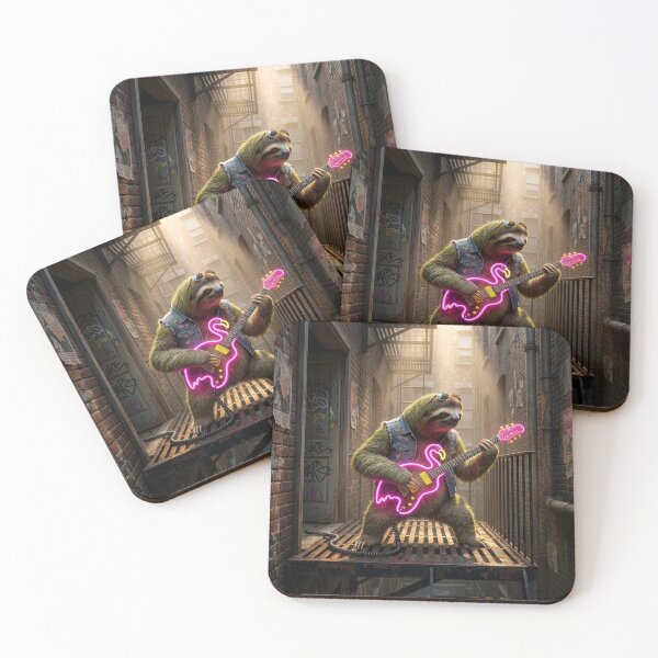 Item preview, Rock and Roll Sloth Serenades the Neighborhood designed and sold by Tridentulus.