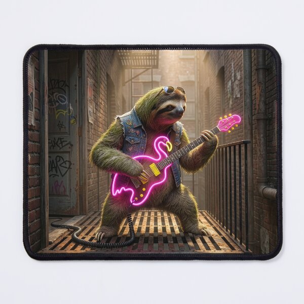 Item preview, Rock and Roll Sloth Serenades the Neighborhood designed and sold by Tridentulus.