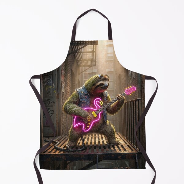Item preview, Rock and Roll Sloth Serenades the Neighborhood designed and sold by Tridentulus.
