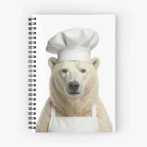 Item preview, Funny Polar Bear Chef Realistic Animal Cooking Humor Art designed and sold by LazyOwlStore.