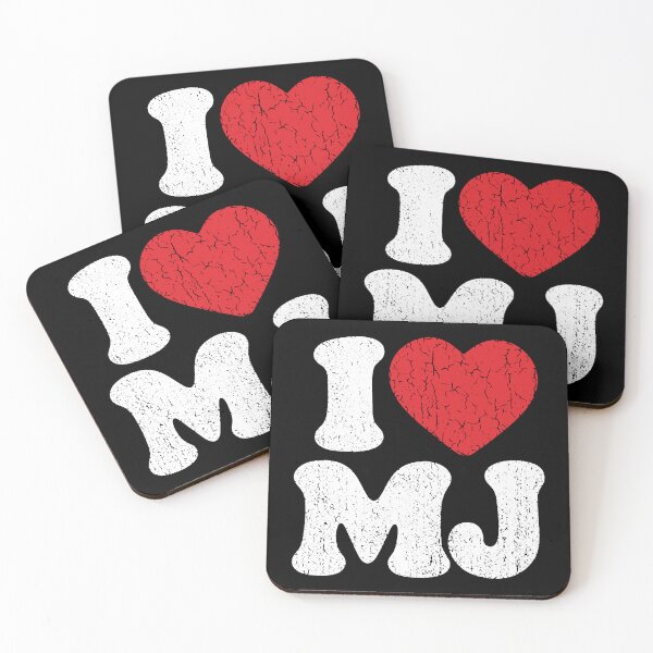 Item preview, Retro I Love MJ, I Heart MJ designed and sold by D4nnyBoiArt.