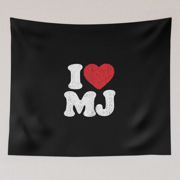 Item preview, Retro I Love MJ, I Heart MJ designed and sold by D4nnyBoiArt.