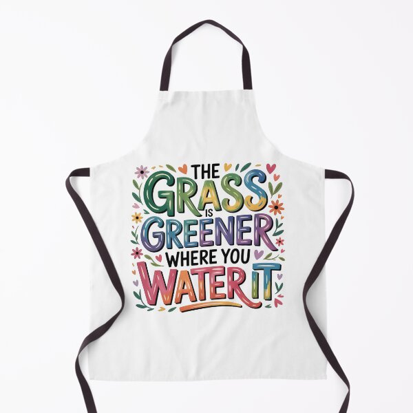 Item preview, The grass is greener where you water it designed and sold by nimmitrends.
