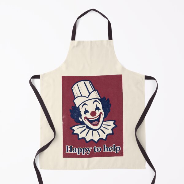 Item preview, Happy to Help Sarcastic Clown Customer Service Meme Retro Art designed and sold by LumePrint.