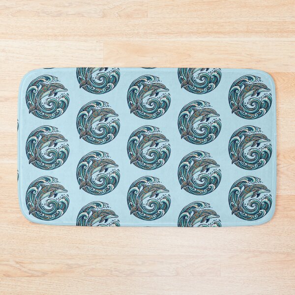 Item preview, "Ornamental Dolphin – Ocean Fantasy Art  designed and sold by Dogandesighn.