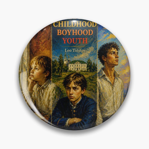 Item preview, Childhood, Boyhood, Youth - Leo Tolstoy - Russian Culture and literature designed and sold by Substance_life.