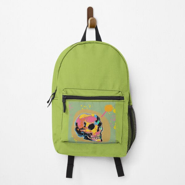 Item preview, Vibrant Pop Art Skull | Colorful Statement Piece designed and sold by MikZviagin.