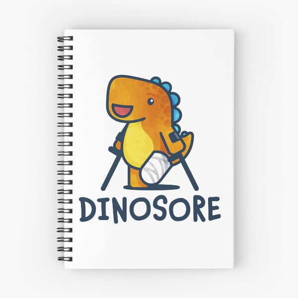 Item preview, Dinosore in Orange + Wrist Crutches designed and sold by Tom Napper Design.
