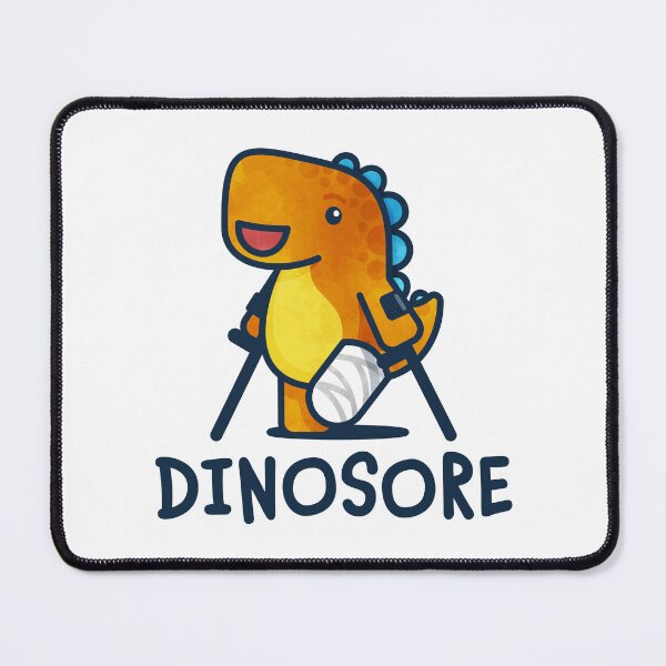Item preview, Dinosore in Orange + Wrist Crutches designed and sold by Tom Napper Design.