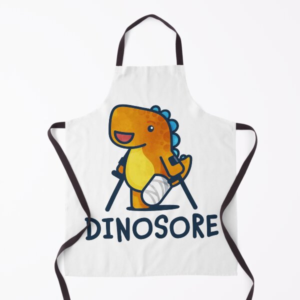 Item preview, Dinosore in Orange + Wrist Crutches designed and sold by Tom Napper Design.