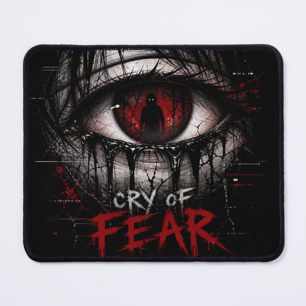 Item preview, The Fear Inside – Dark Horror Anime Eye with Black Tears designed and sold by ShadowVelvet.