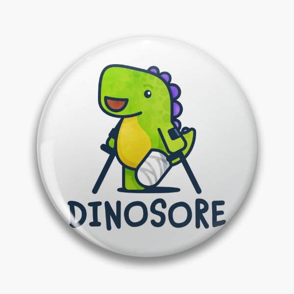 Item preview, Dinosore in Green + Wrist Crutches designed and sold by Tom Napper Design.
