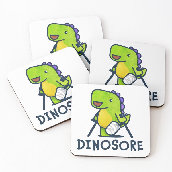 Item preview, Dinosore in Green + Wrist Crutches designed and sold by Tom Napper Design.