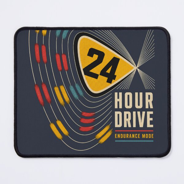 Item preview, 24 hour vintage endurance race poster designed and sold by Applecrunch.