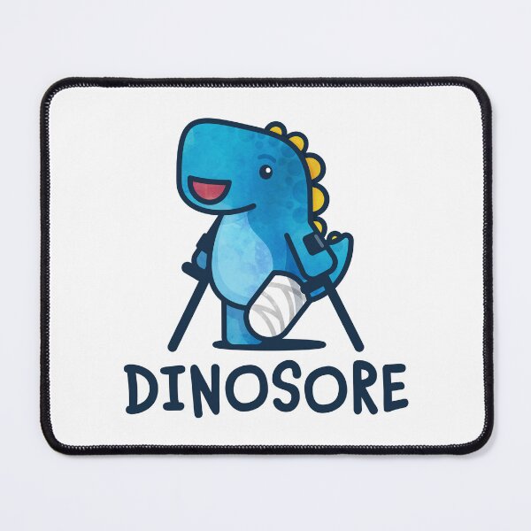 Item preview, Dinosore in Blue + Wrist Crutches designed and sold by Tom Napper Design.