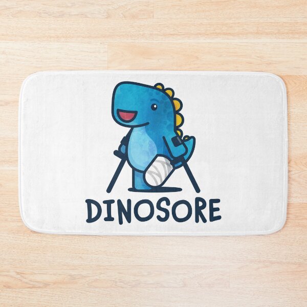 Item preview, Dinosore in Blue + Wrist Crutches designed and sold by Tom Napper Design.