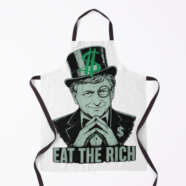 Item preview, Eat The Rich Print designed and sold by Thehatinthecat.