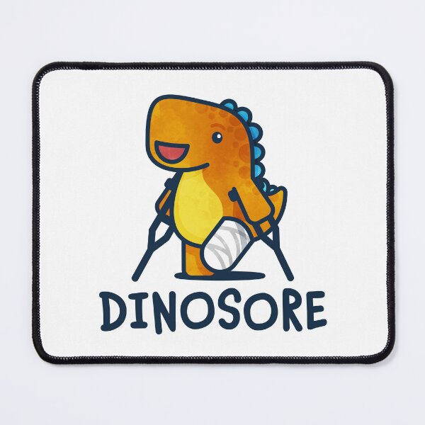 Item preview, Dinosore in Orange + Underarm Crutches designed and sold by Tom Napper Design.