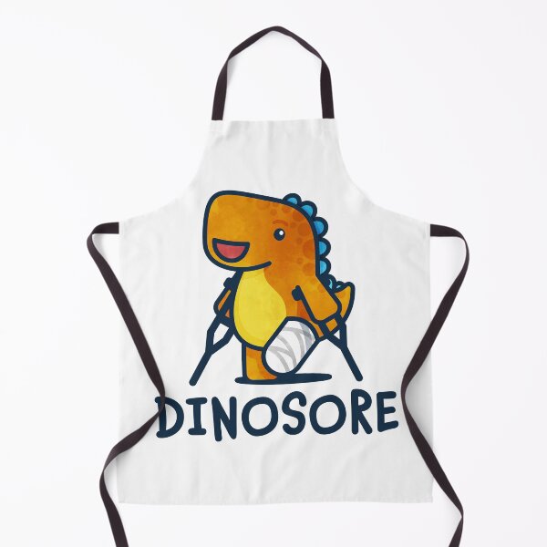 Item preview, Dinosore in Orange + Underarm Crutches designed and sold by Tom Napper Design.