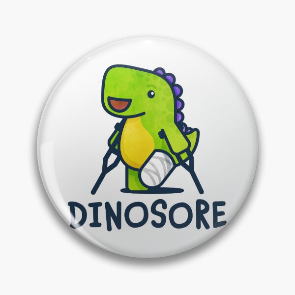 Item preview, Dinosore in Green + Underarm Crutches designed and sold by Tom Napper Design.