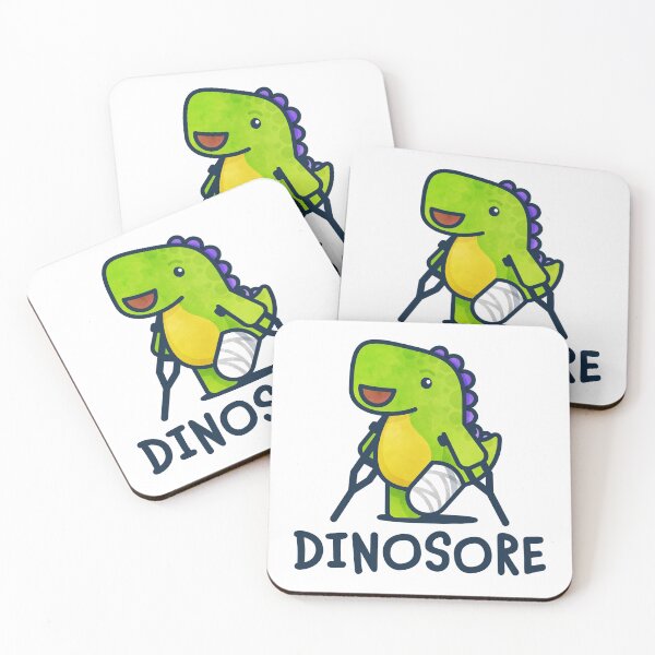 Item preview, Dinosore in Green + Underarm Crutches designed and sold by Tom Napper Design.