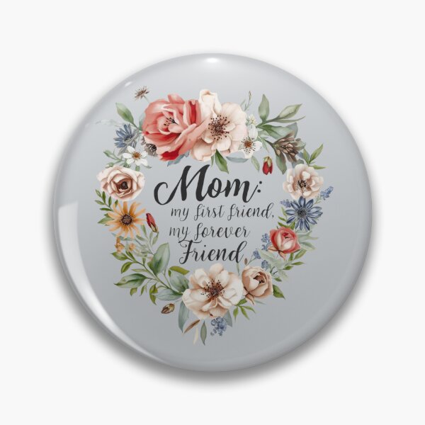 Item preview, Watercolor Floral Mom Heart designed and sold by Zakrytos ★★★★★.