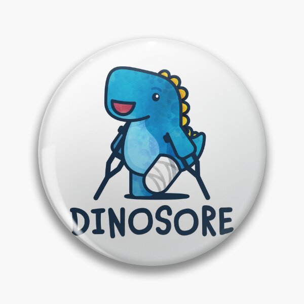 Item preview, Dinosore in Blue + Underarm Crutches designed and sold by Tom Napper Design.