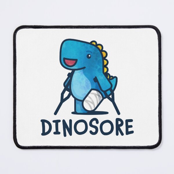 Item preview, Dinosore in Blue + Underarm Crutches designed and sold by Tom Napper Design.