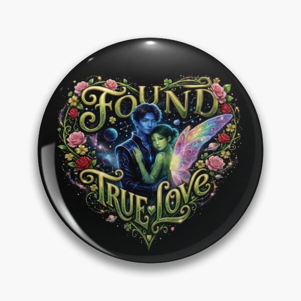 Item preview, Found True Love: Cosmic Fairy Fantasy Romance Art designed and sold by Be Free Effect.