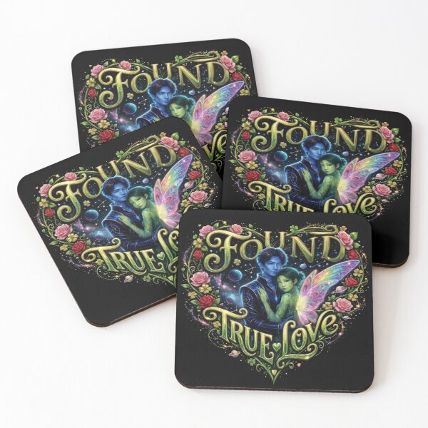 Item preview, Found True Love: Cosmic Fairy Fantasy Romance Art designed and sold by Be Free Effect.