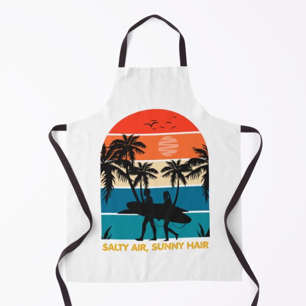 Artikelvorschau, Salzige Luft, sonniges Haar | Ästhetisches Strand- und Surf-Palmen-Design entworfen und verkauft von MagySale.