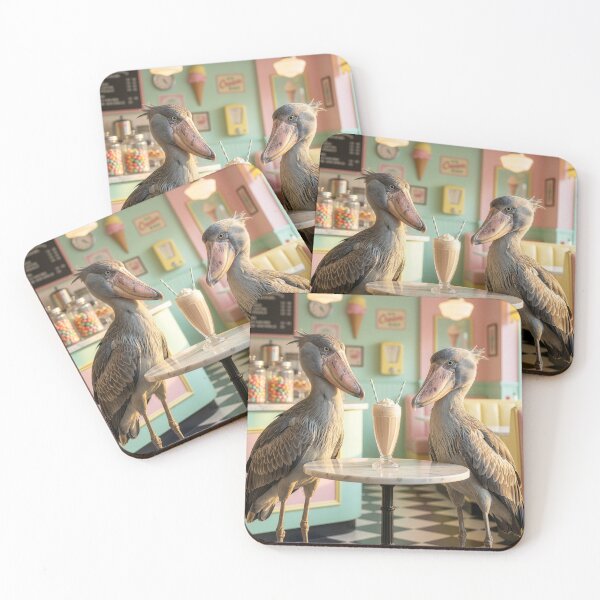 Item preview, Shoebill Storks Share a Malt designed and sold by Tridentulus.