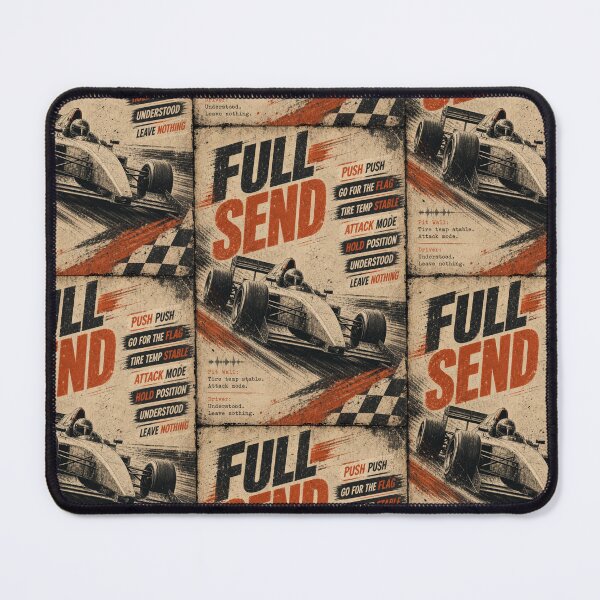 Item preview, Vintage Pit Radio F1 Grand Prix Racing Poster designed and sold by PlanetEye Designs.