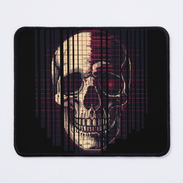 Item preview, Pixel Skull with “Born in the Grid” 4 designed and sold by Neon G.