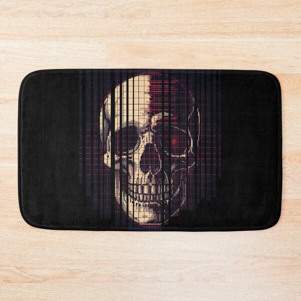 Item preview, Pixel Skull with “Born in the Grid” 4 designed and sold by Neon G.
