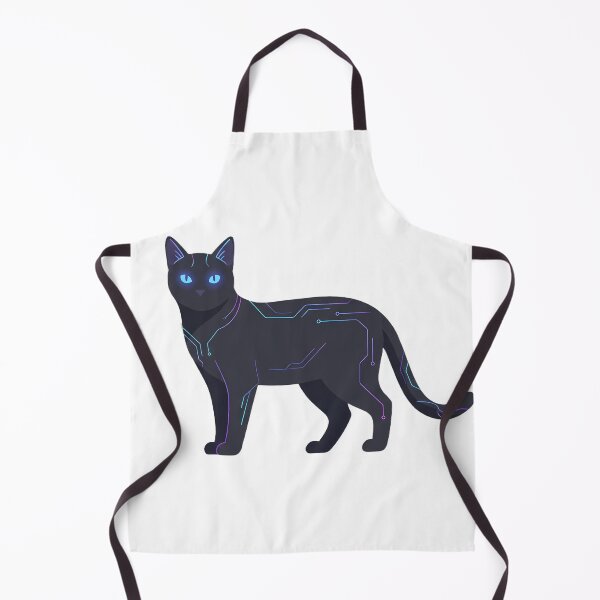 Item preview, Neon Circuit Cyberpunk Cat designed and sold by LYZ7VANI.
