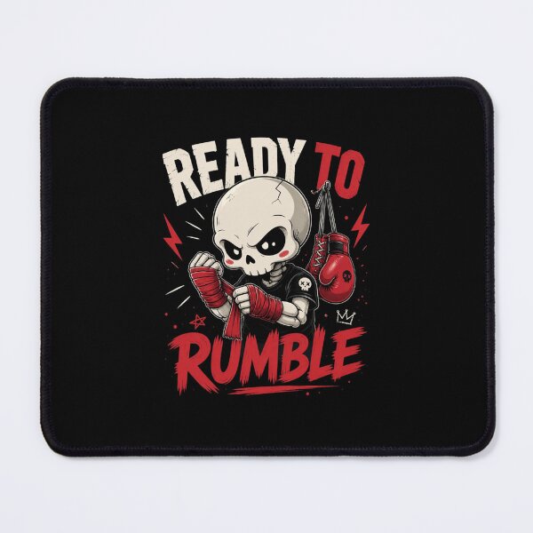 Item preview, “Ready To Rumble Skull T-Shirt – Boxing Skeleton Graphic, Dark Aesthetic Fighter Design, Motivational Gym Streetwear Tee” designed and sold by LOLKart.