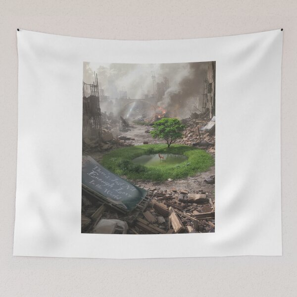 Item preview, Enough Love In The World Print designed and sold by Lichentroupe63.