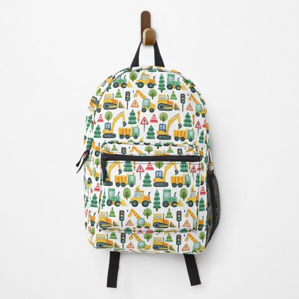 Item preview, Yellow Dump Trucks and Excavators Nursery Pattern designed and sold by Piotrek0001.