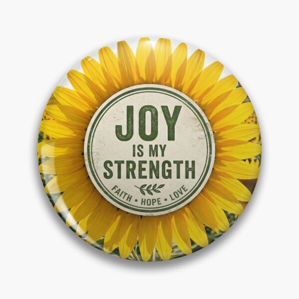 Item preview, Joy Is My Strength Sunflower Faith Tee designed and sold by Dreprogress.