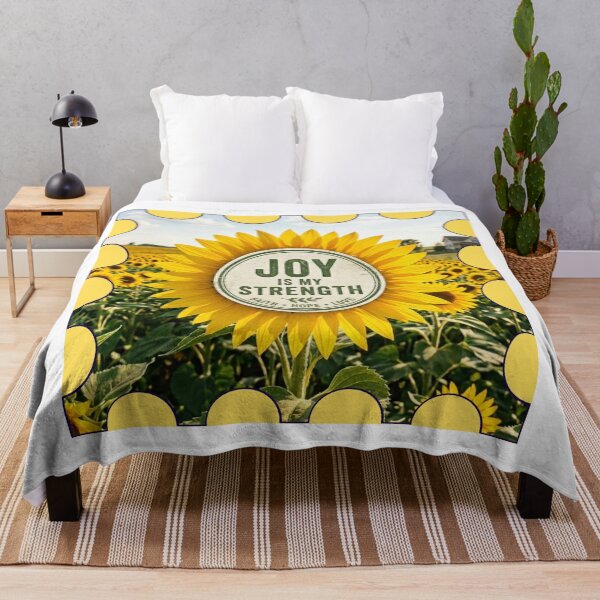 Item preview, Joy Is My Strength Sunflower Faith Tee designed and sold by Dreprogress.
